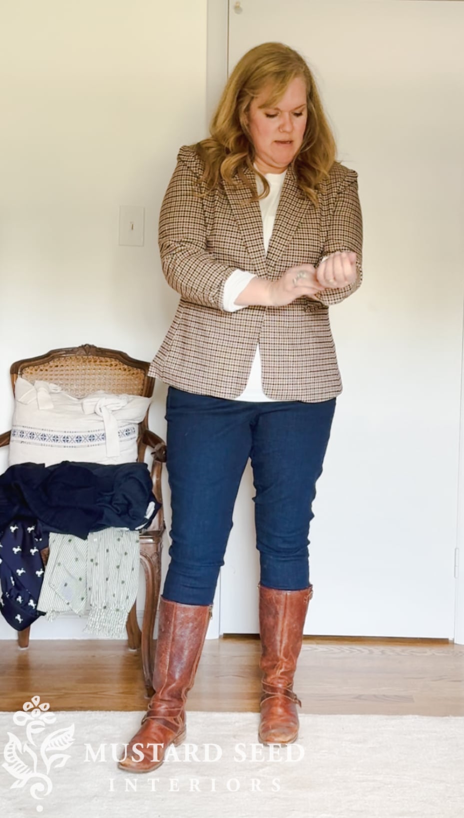 Walmart Free Assembly Fall 2024 Favorites | mid-size try-on | miss mustard seed